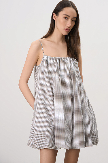 Платье-баллон из 100% хлопка