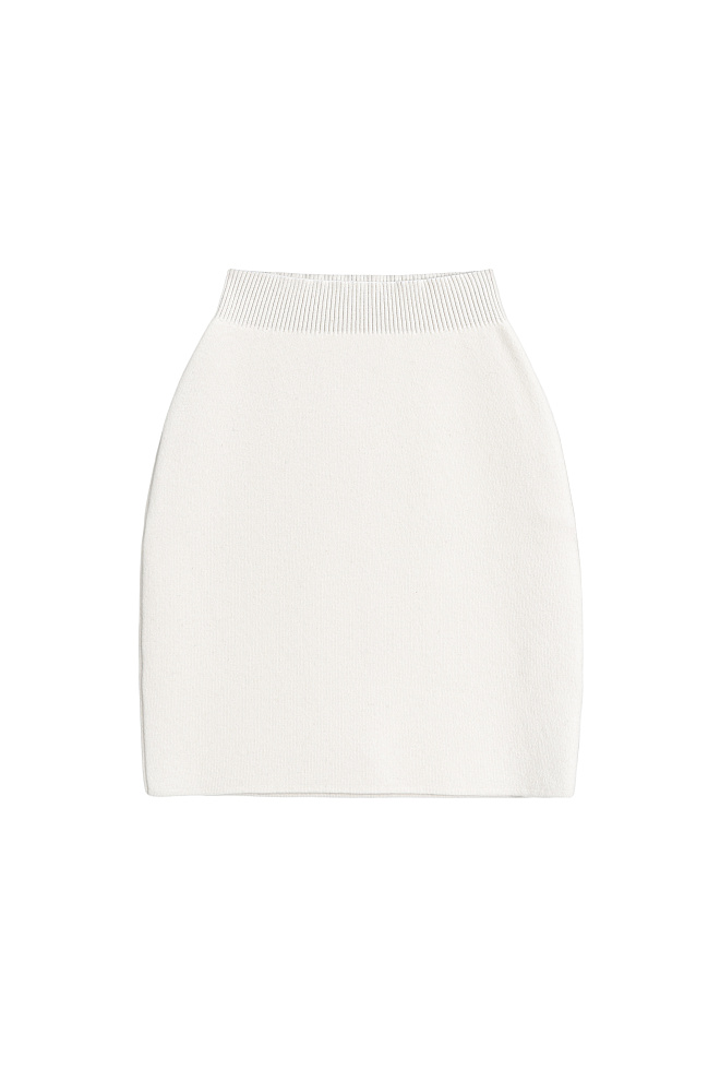 Трикотажная юбка мини