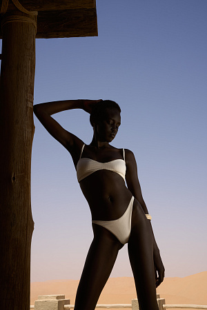 молочный Плавки бикини с классической посадкой.