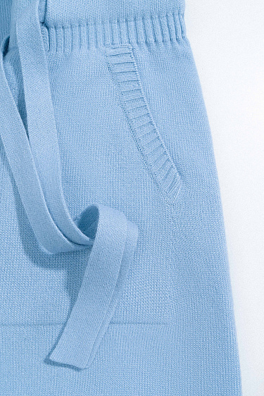 Трикотажные брюки-джоггеры из кашемира и шерсти