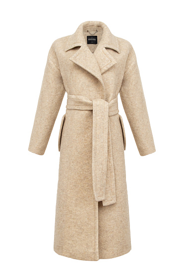 Пальто-халат из валяной шерсти