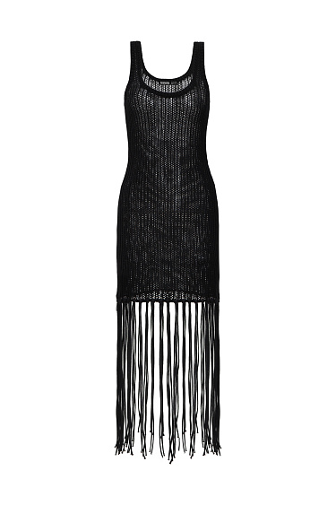 Сарафан из 100% хлопка с бахромой