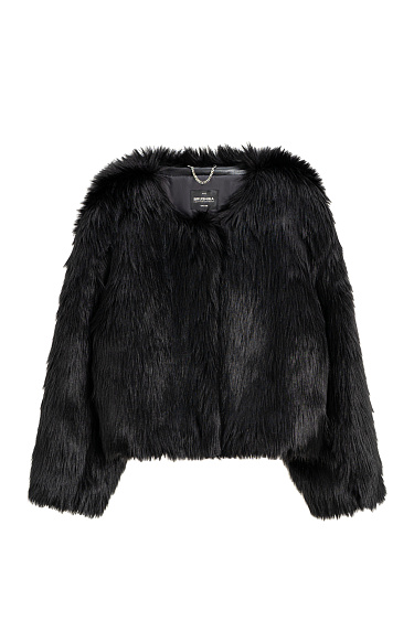 Шуба из искусственного меха