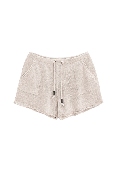 Короткие шорты из 100% льна