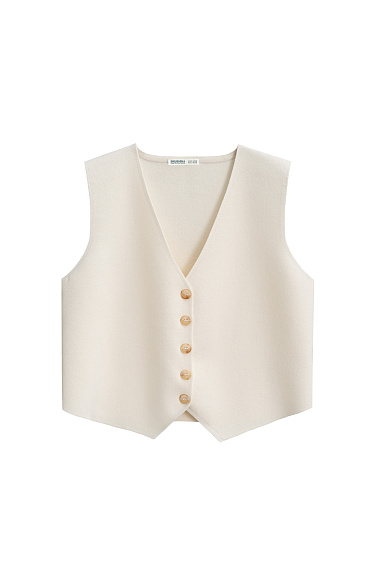 Трикотажный жилет из вискозы