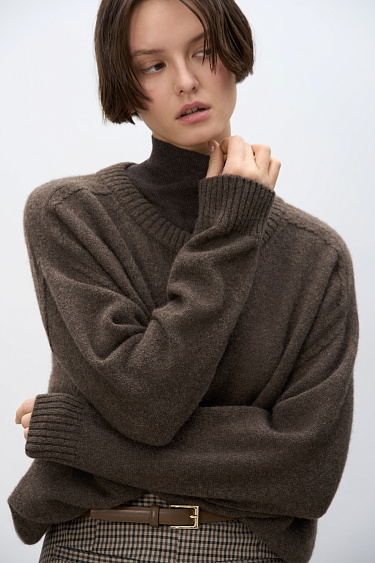 Джемпер из шерсти яка