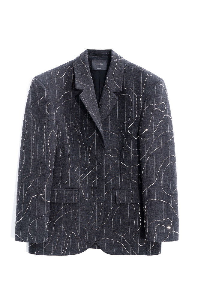 Жакет со стразами