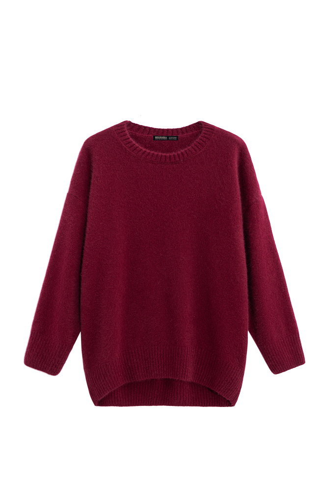 Свободный джемпер из пуха лисы