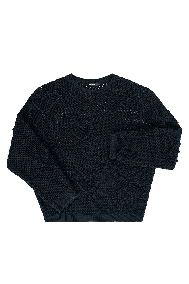 Хлопковый джемпер с объемными деталями