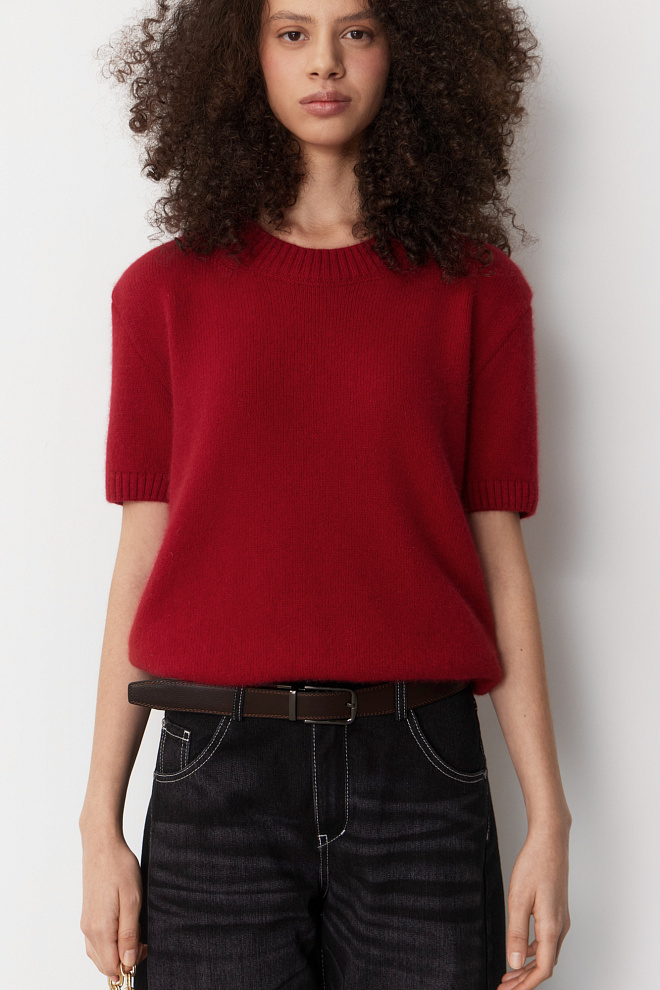 Футболка из пуха лисы