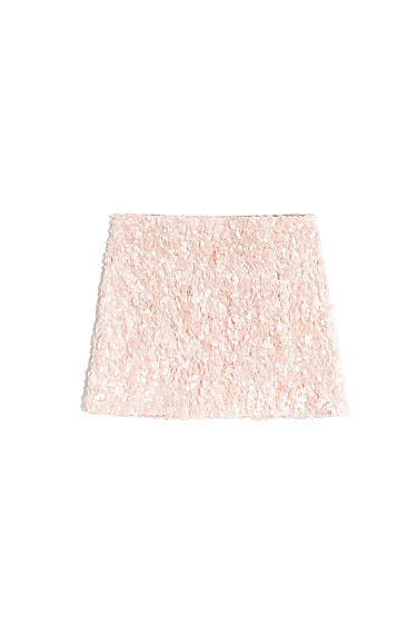 Юбка мини с пайетками