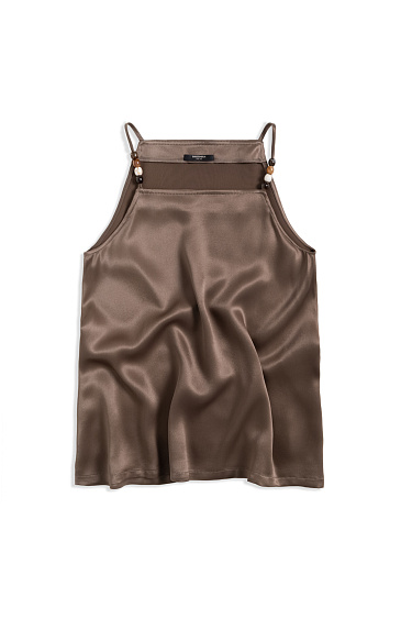 Топ из атласной вискозы