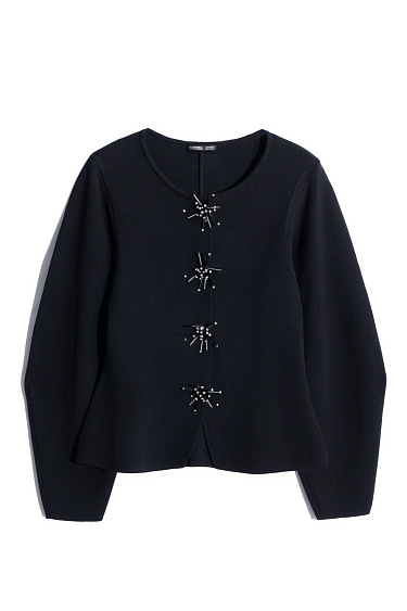 Жакет на магнитных кнопках с декором