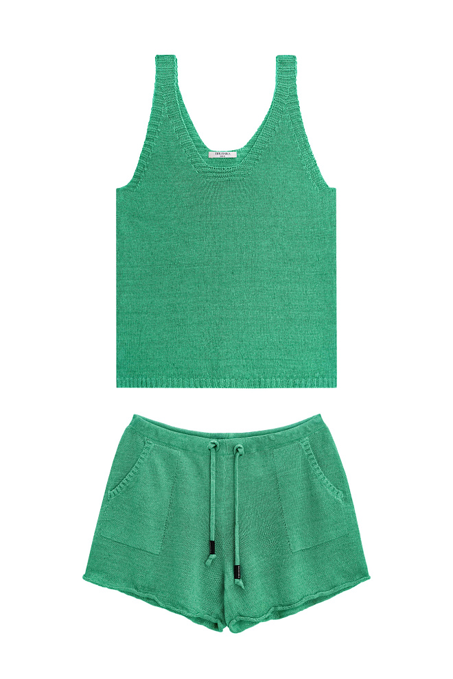 Костюм из 100% льна 