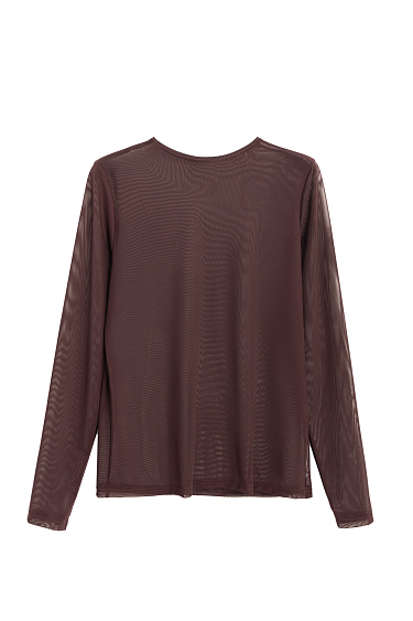 Полупрозрачный лонгслив