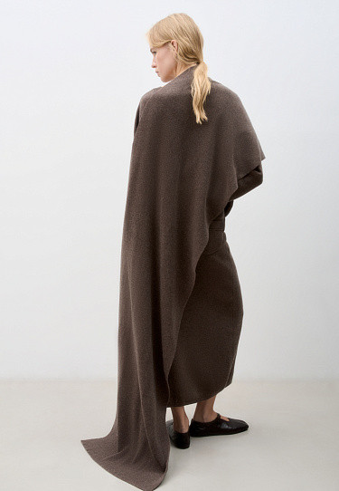 Длинный шарф из кашемира и шерсти