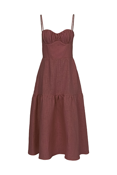 Сарафан с декорированным лифом