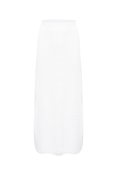 Трикотажная юбка макси