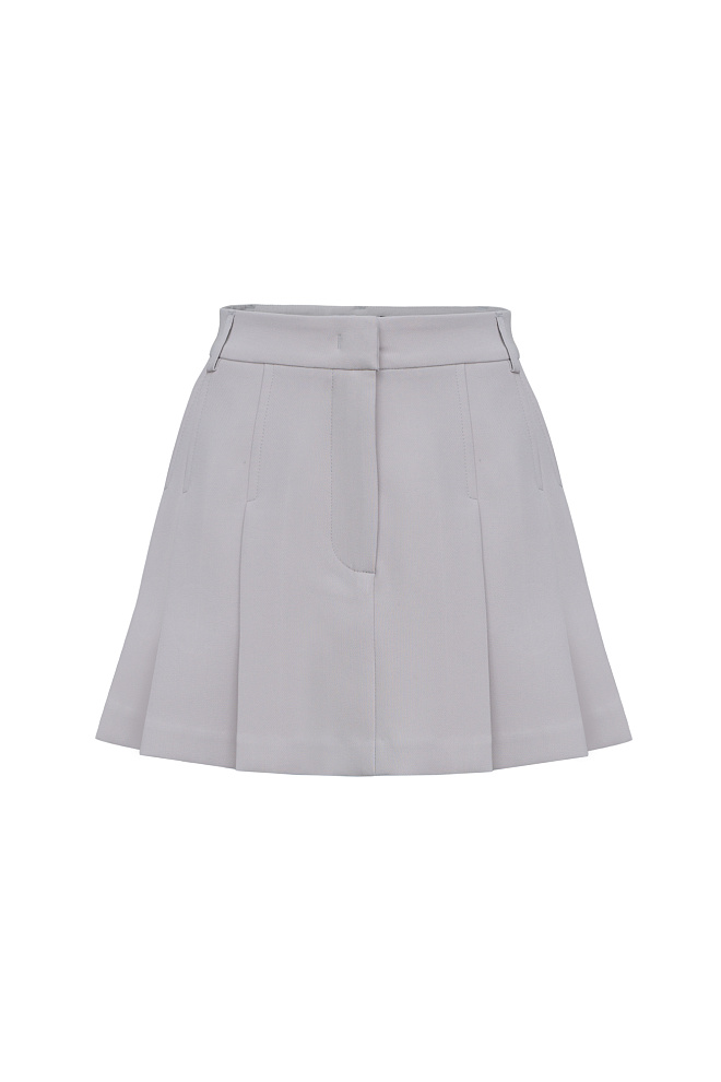 Юбка мини с крупными складками