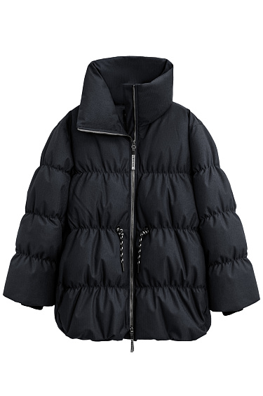 Стеганый объемный пуховик