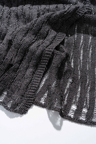 Полупрозрачное платье изо льна