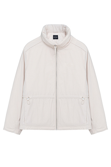 Пуховик с кулиской на талии