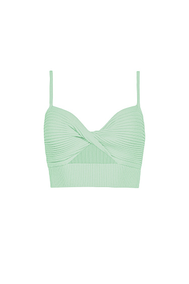 Топ с перекрутом спереди