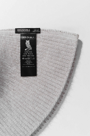 Панама из пуха лисы