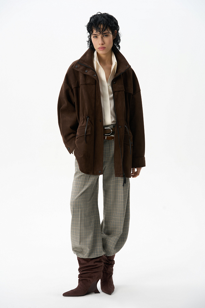 Парка из замши