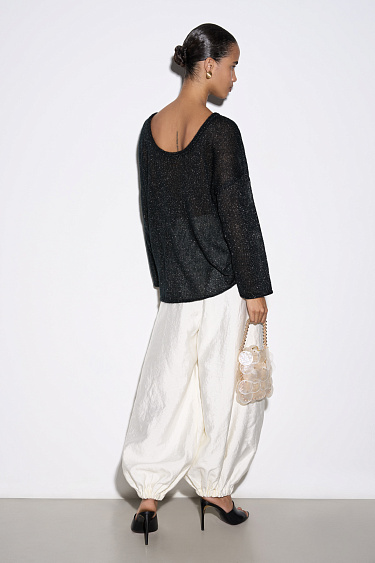 Сумочка из крупных пайеток