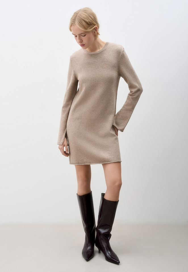 Трикотажное платье мини