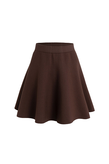 Трикотажная юбка мини