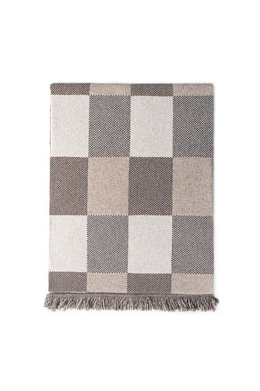 Палантин в клетку