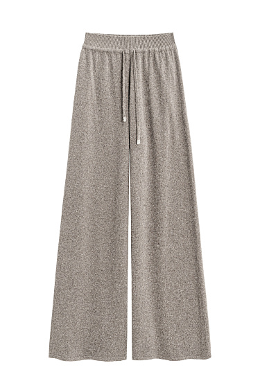 Брюки палаццо из шерсти