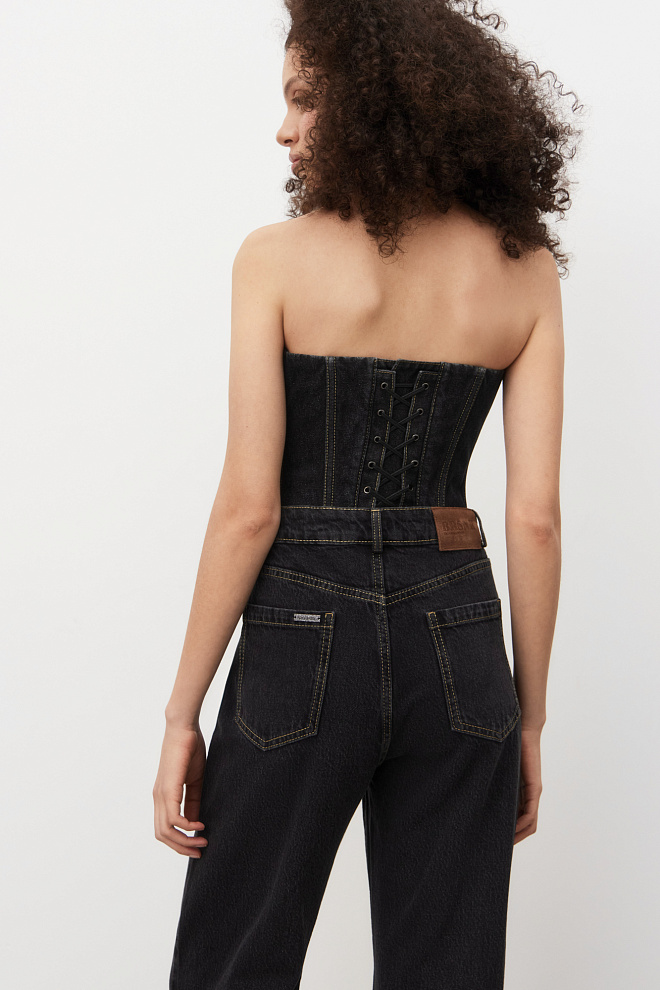 Прямые джинсы из 100% хлопка