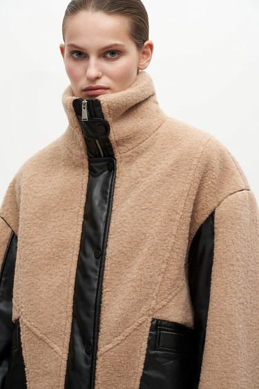 Утепленная куртка из экомеха