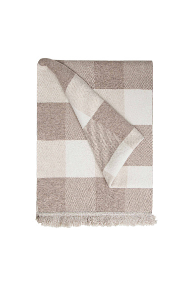 Палантин в клетку