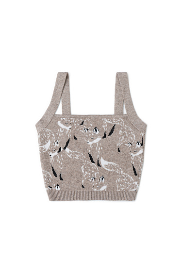 Топ из шерсти и кашемира