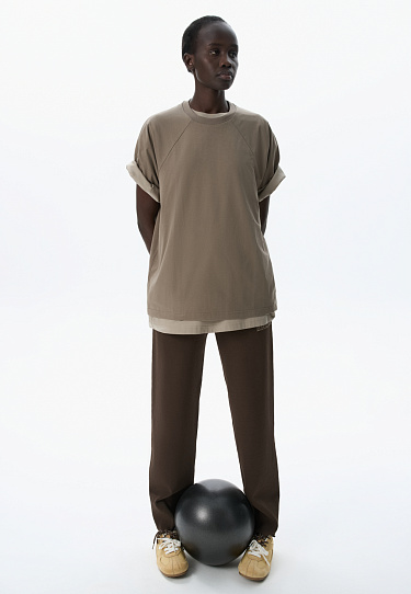 Футболка с рукавом реглан