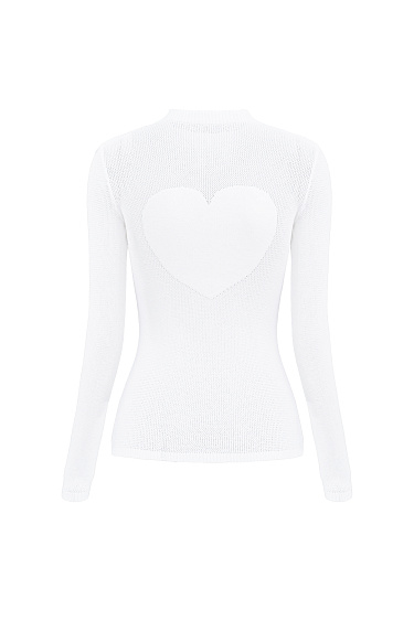 Лонгслив с сердцем на спине