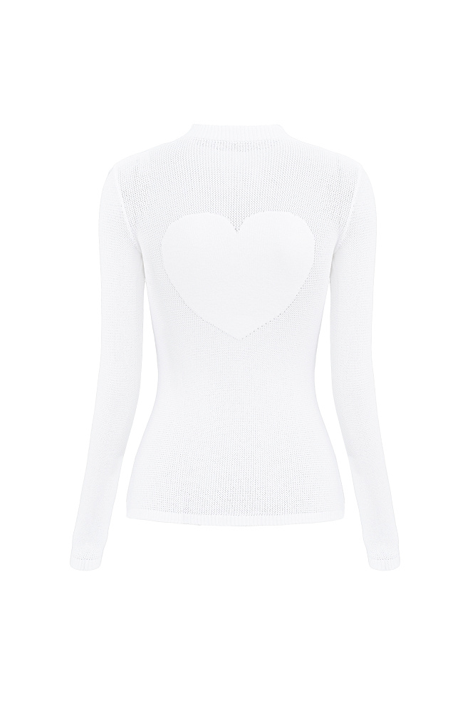 Лонгслив с сердцем на спине