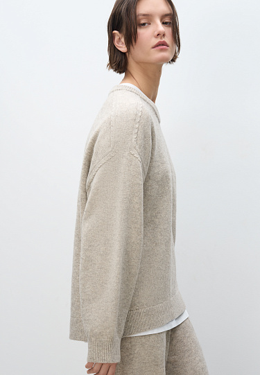 Джемпер из шерсти яка