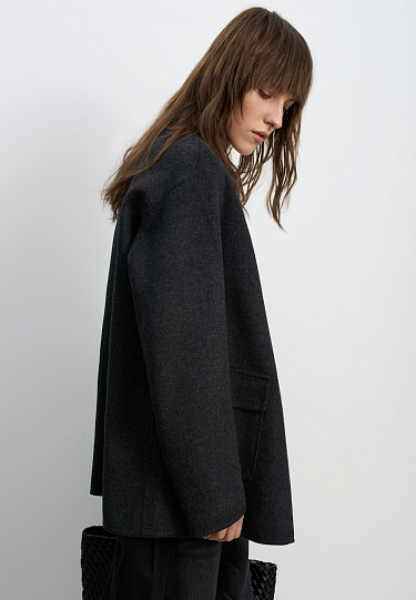 Жакет на запах из 100% шерсти