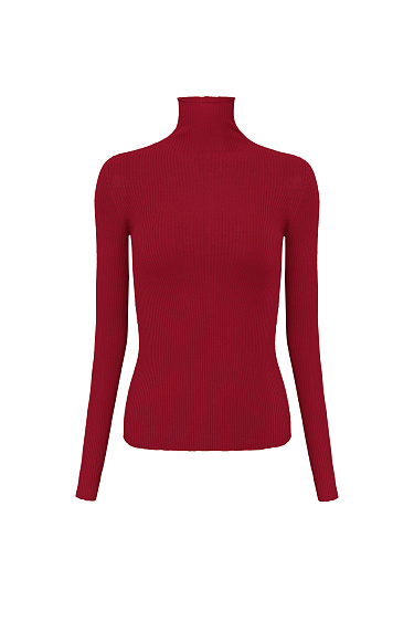 Трикотажная водолазка из шерсти мериноса 