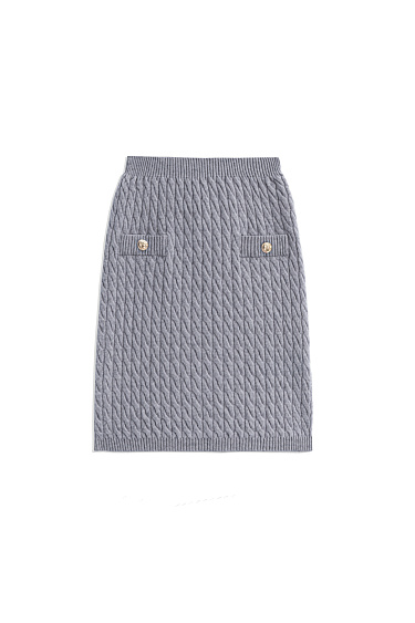 Юбка мини из шерсти мериноса экстрафайн