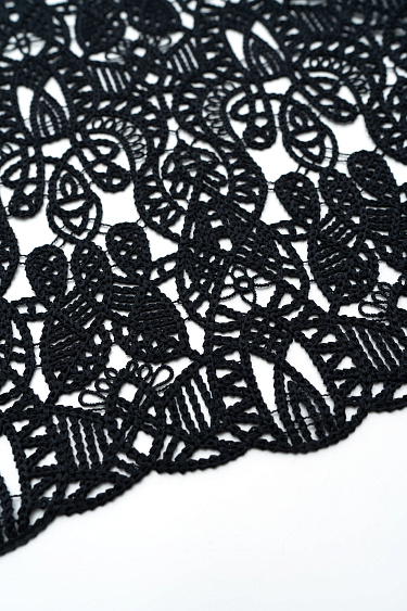 Полупрозрачные брюки с кружевом