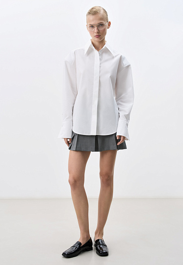 Рубашка с большими плечами