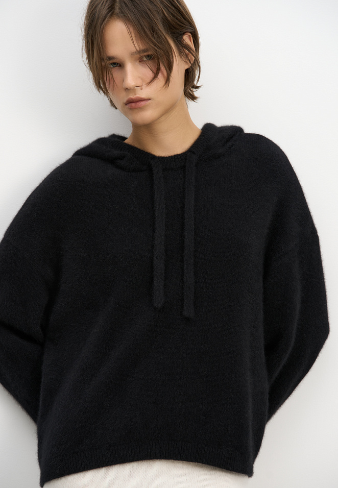 Худи из пуха лисы