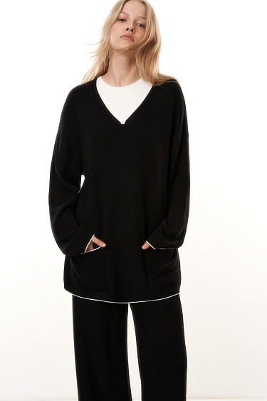 Джемпер из шерсти мериноса экстрафайн