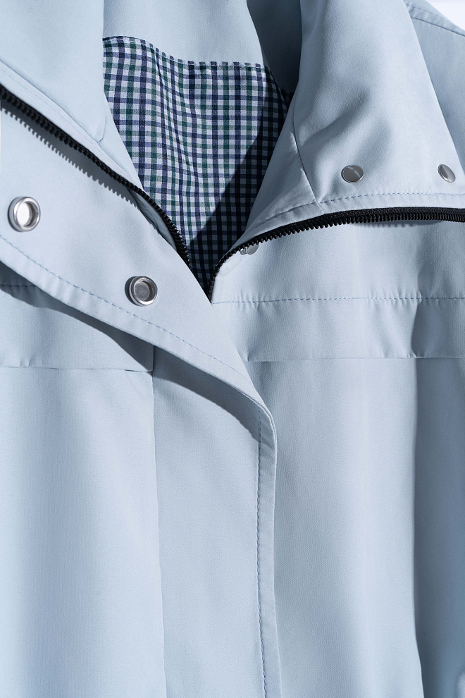 Парка из плащевой ткани